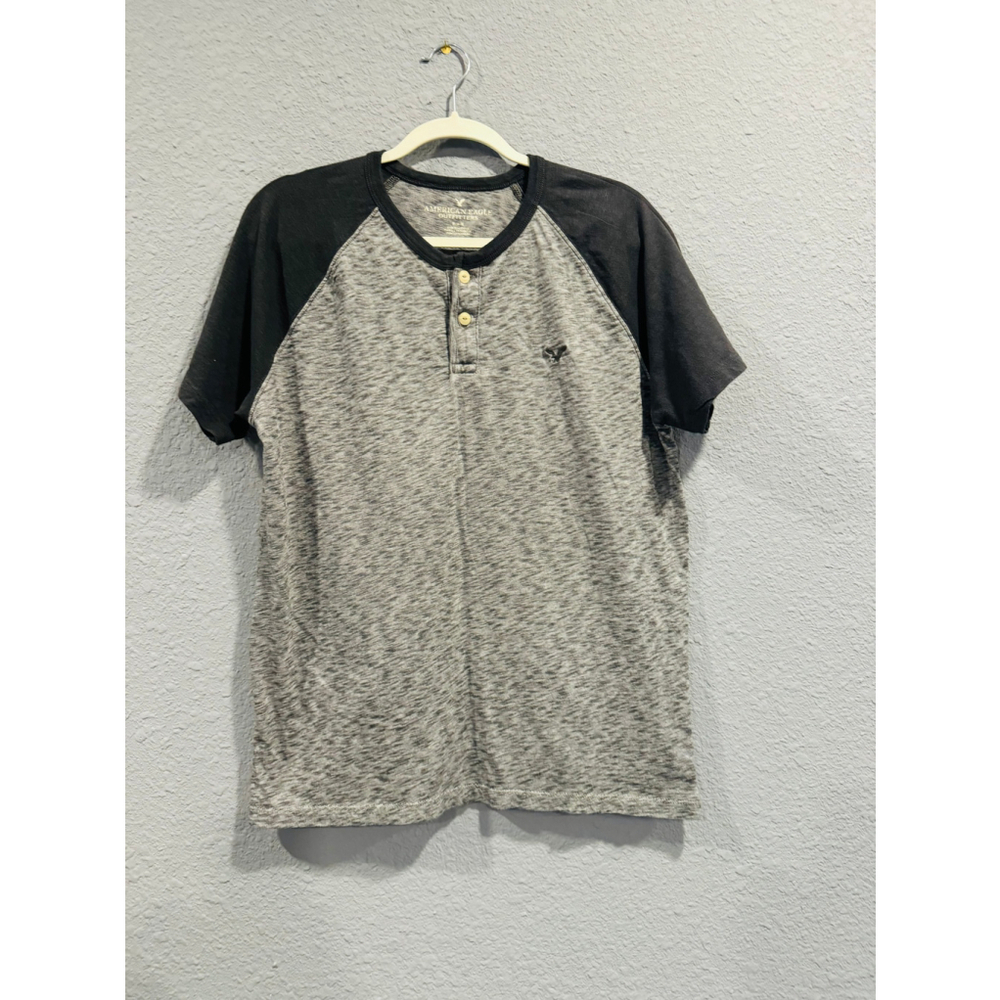 Men's American Eagle T-Shirt, Size M, Gray & Black